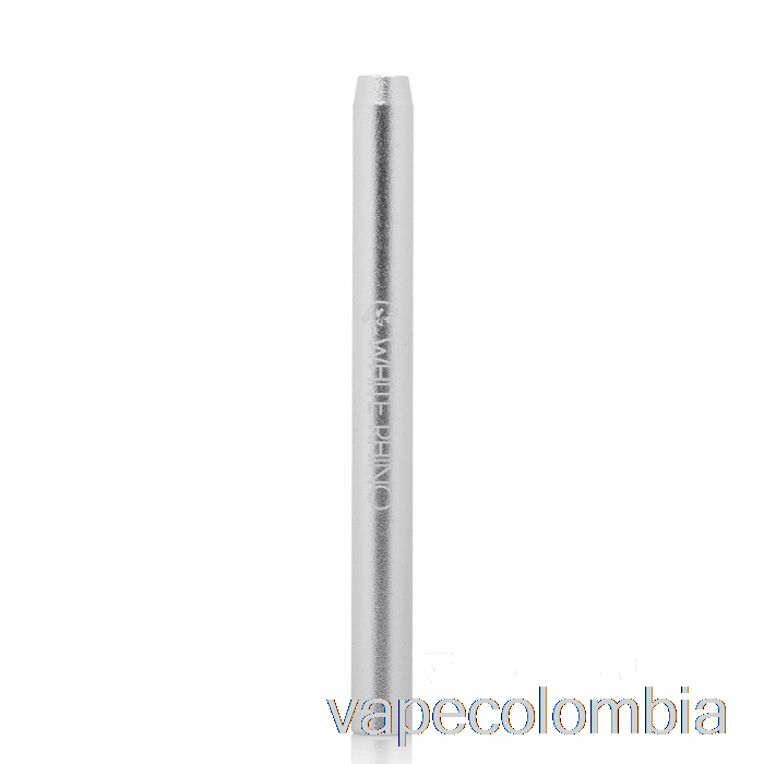 Tubo De Prueba De Murciélago De Metal De Rinoceronte Blanco Recargable Vape Plateado